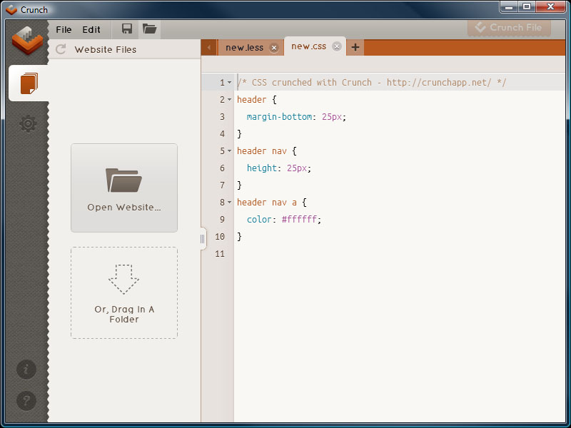 Introducing Less as a solution