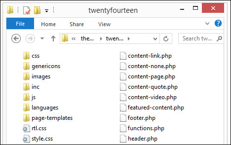 Introducing the WP theme structure