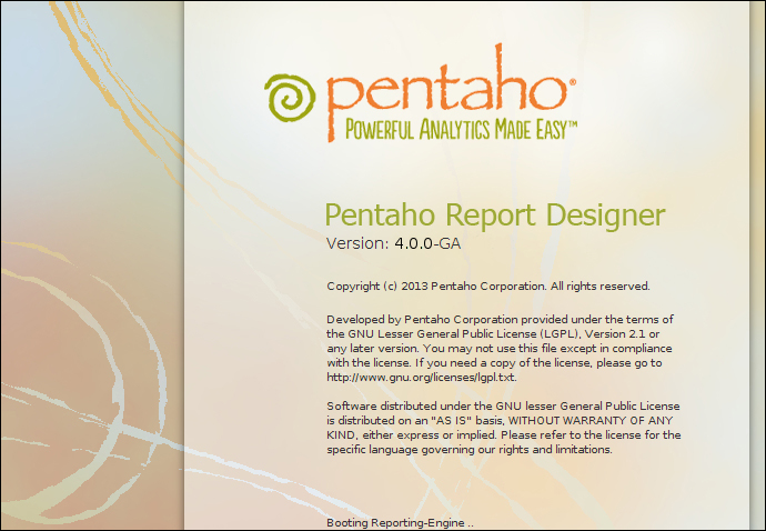 Time for action – starting PRD and creating a new report
