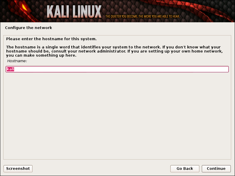 Installing Kali Linux