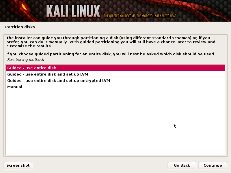 Installing Kali Linux
