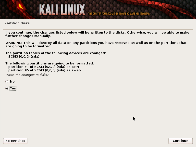 Installing Kali Linux