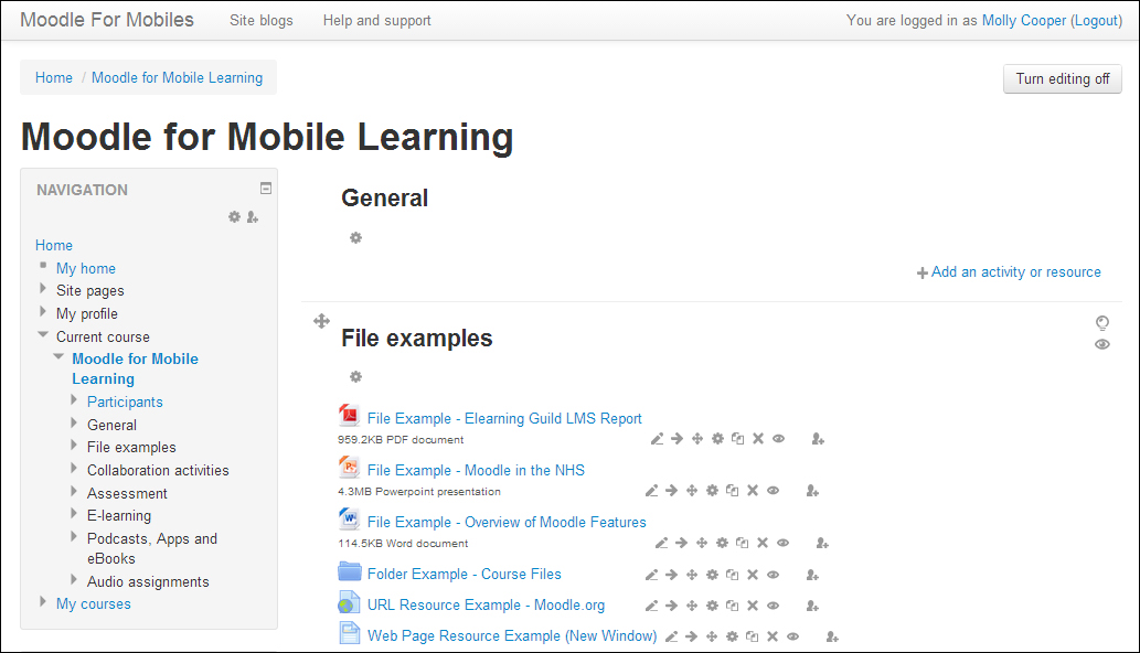 Setting up file downloads