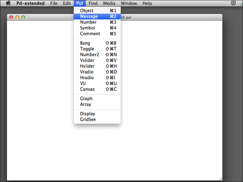 Displaying messages