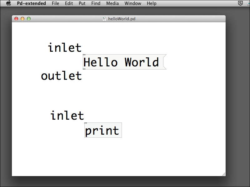 Displaying messages