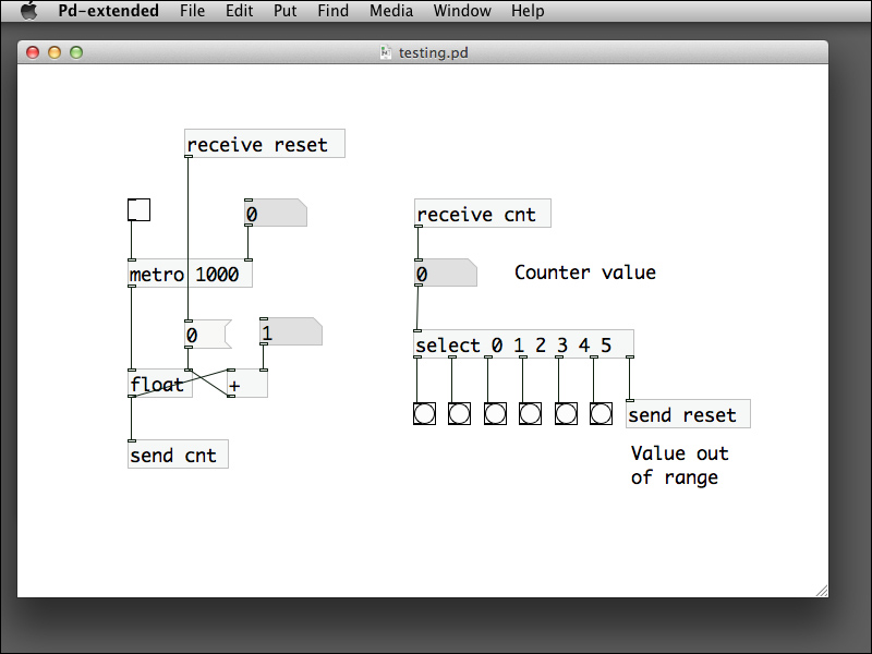 Making an animation with the interface elements