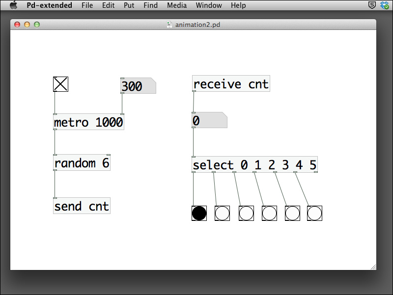 Making an animation with the interface elements