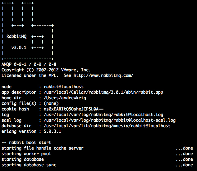 Rabbitmq Command Prompt