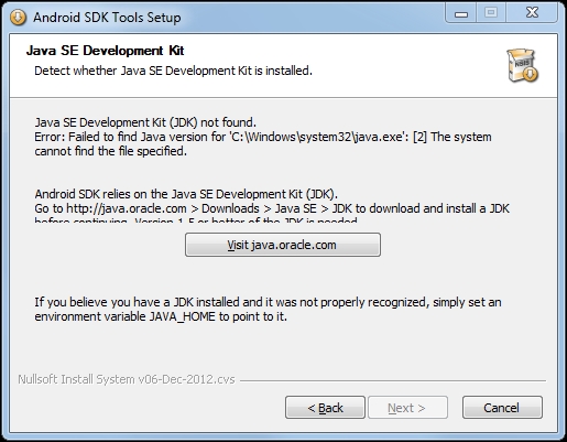 Installing Android SDK