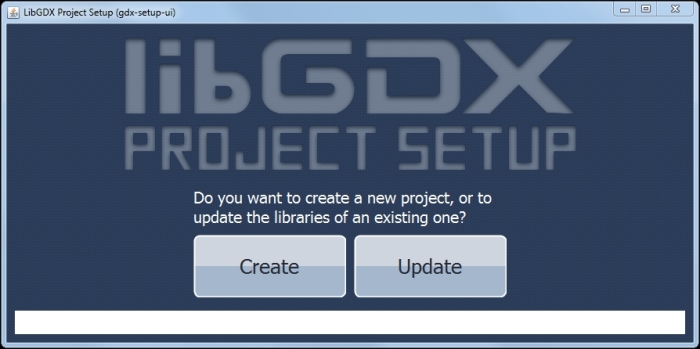 Creating a new application