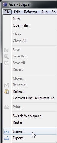 Creating a new application