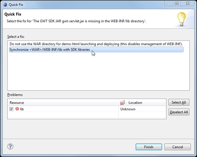 Creating a new application