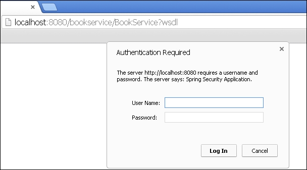 读书笔记《spring-security-3-x-cookbook》第 10 章使用 Spring Web 服务的 Spring Security