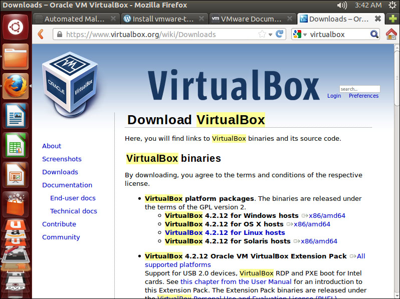 Setting up Cuckoo Sandbox in the Host OS