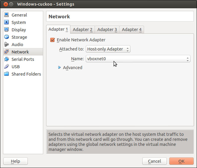 Configuring the network