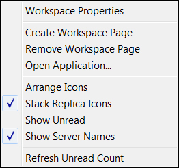 lotus notes 8.5 workspace