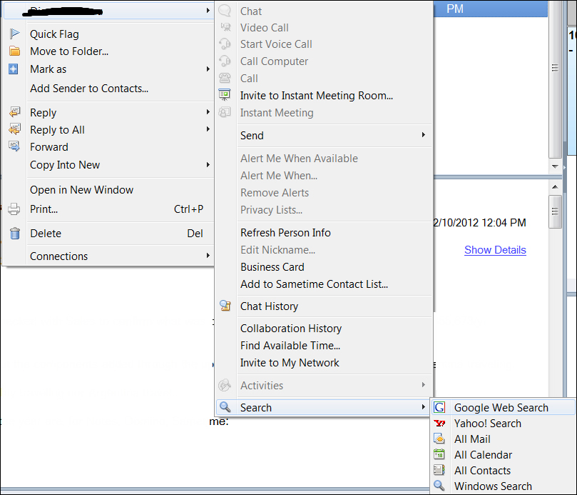 lotus notes client create local folder