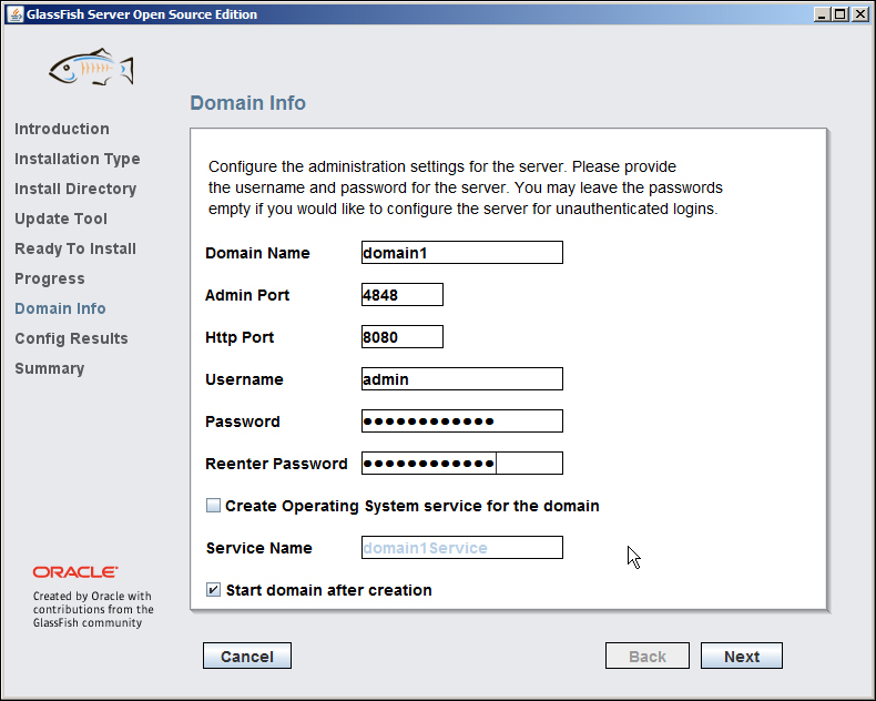 Setting up the domain