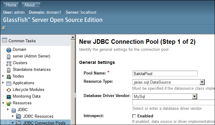 Adding a DataSource to GlassFish