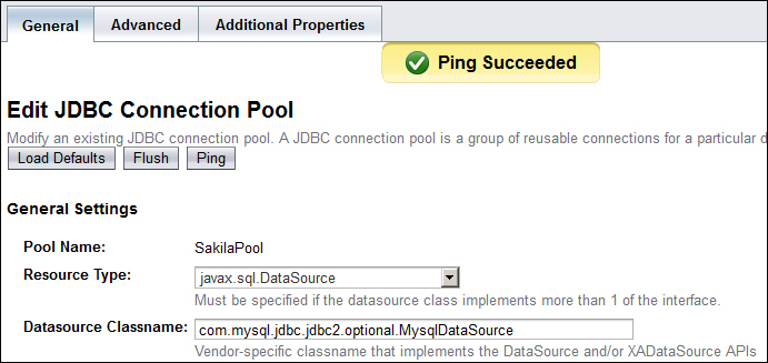 Adding a DataSource to GlassFish