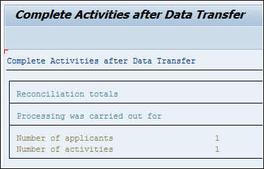 The Recruitment submodule