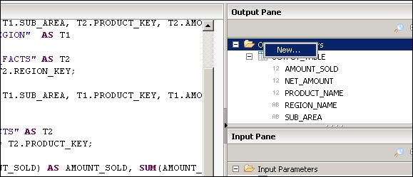 Procedure creation using the wizard