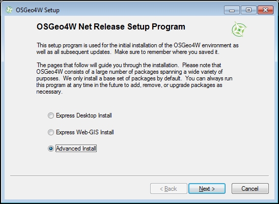 Installing QGIS