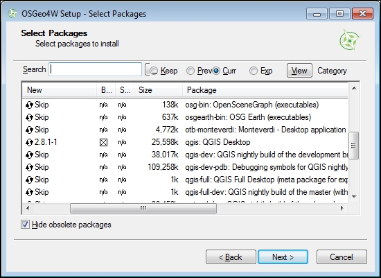 Installing QGIS