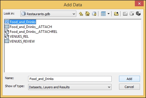 Working with the map layers