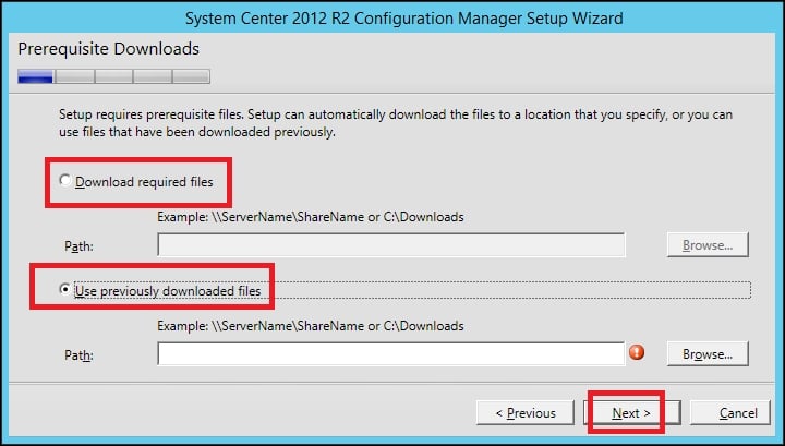Installing System Center Configuration Manager 2012 R2