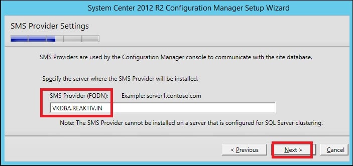 Installing System Center Configuration Manager 2012 R2
