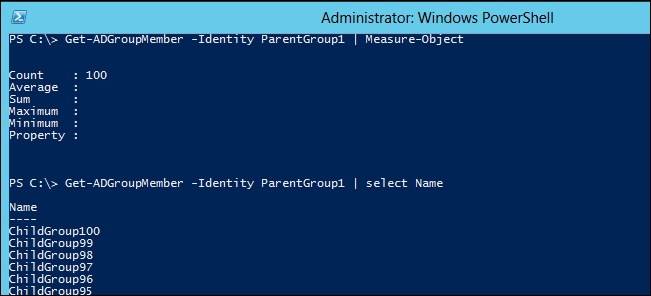 Listing members of a security group in Active Directory