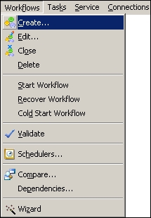Creating a workflow manually