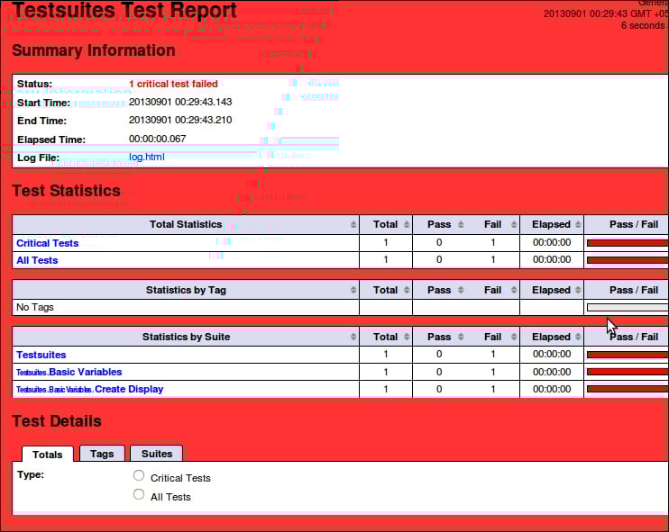 Robot Framework Test Automation