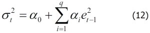 The ARCH model | Python for Finance