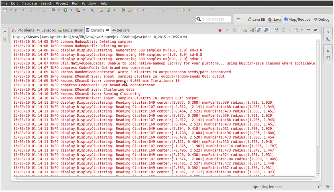 Visualizing clusters