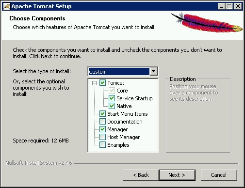 Installing Apache Tomcat 7 on Windows Server 2008 R2 SP1