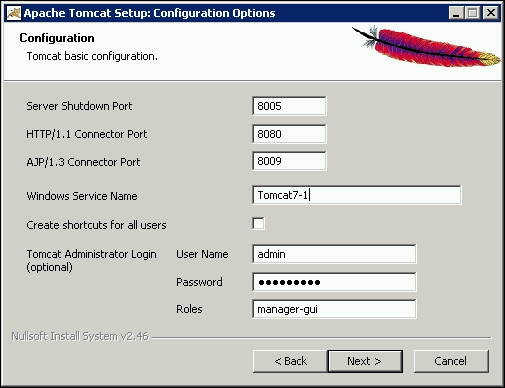 Installing Apache Tomcat 7 on Windows Server 2008 R2 SP1