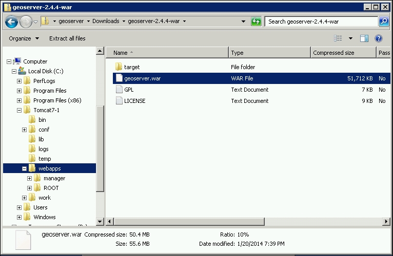 Deploying on Windows Server 2008 R2 SP1