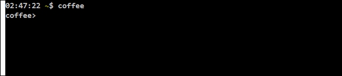 The CoffeeScript REPL