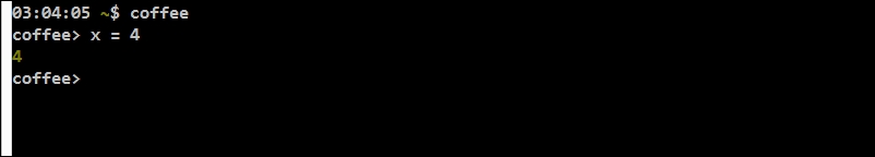 The CoffeeScript REPL