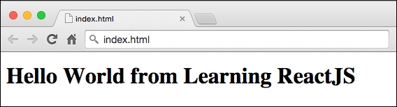 Creating your first React component
