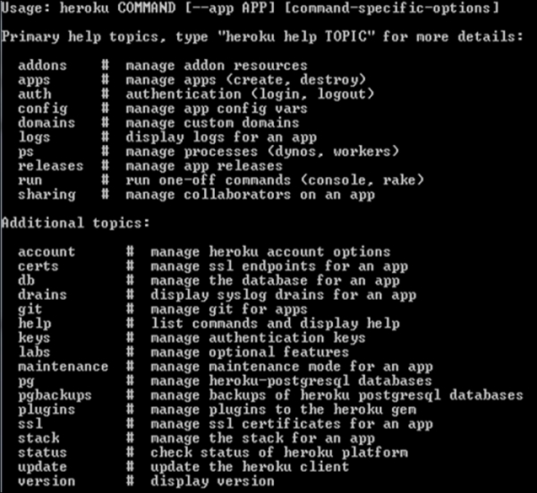 Test driving Heroku