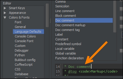 Colors and fonts  IntelliJ IDEA Documentation