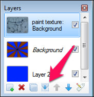 layer images in ms paint