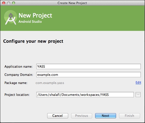 Creating the stub project