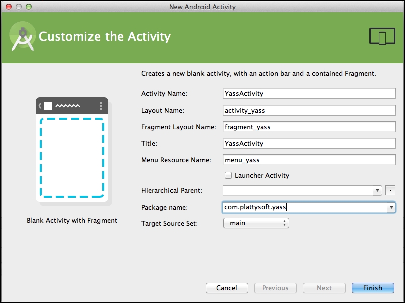 Creating the stub project