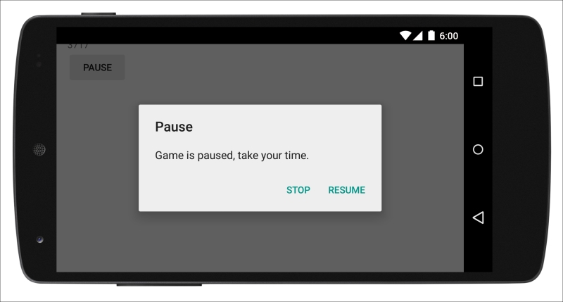Moving forward with the example