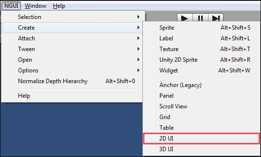Creating the UI Root