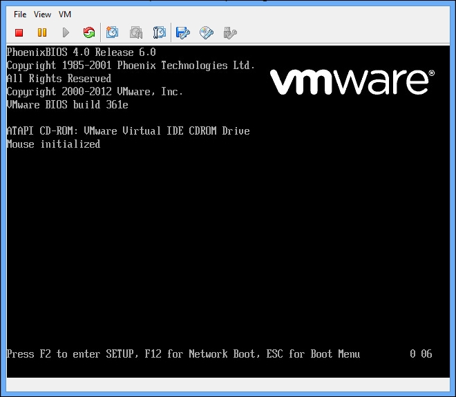 Booting a VM from a virtual CD-ROM